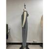 Women's Summer Casual Hooded Jumpsuit Loose Half Button Tapered Leg Romper Overall Pants