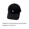 Letter Embroidered Toddler Peaked Cap Solid Color Kids Sun Hats Children Visor Cap  Outdoor Travel