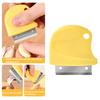 Stainless Steel Ginger Peeler, Mini Garlic Skin Remover Scraper, Multifunctional Vegetable Fruit Peeler with Non Slip Handle, Portable Hanging Hole