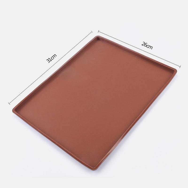 Venlohome Silicone Swiss Roll Baking Mat Nonstick Baking Pastry Rug Mat Cake Mold Pizza Pan Tray Oven Roll Mats Oven Liner Pad