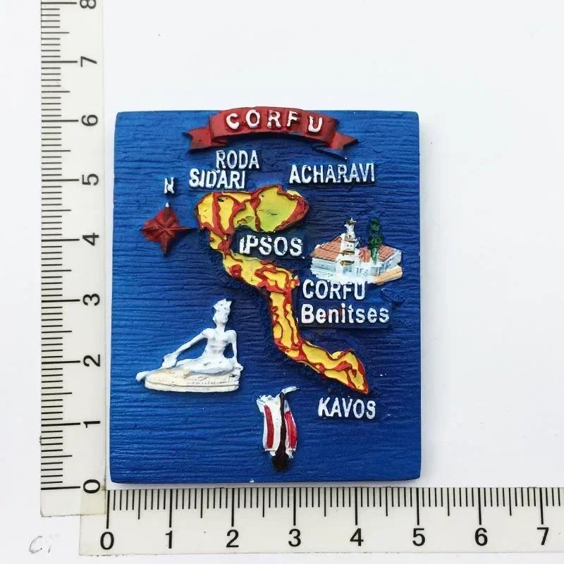 Griechische Touristen-Souvenirs Kühlschrankmagnet Griechenland Flagge Samurai Spartanischer Helm Handbemalung Magnetische Kühlschrankaufkleber Geschenkideen
