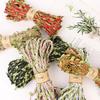 10m Colored Waxed Cord with Mori Style Vine Leaves - 6 Color Options