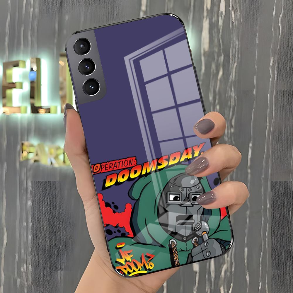 MF DOOM Rapper Phone Case For Samsung S26 S25 Plus S20 S20 Plus S22 Ultra S23 FE S21 Plus S21 Ultra Glass Cover