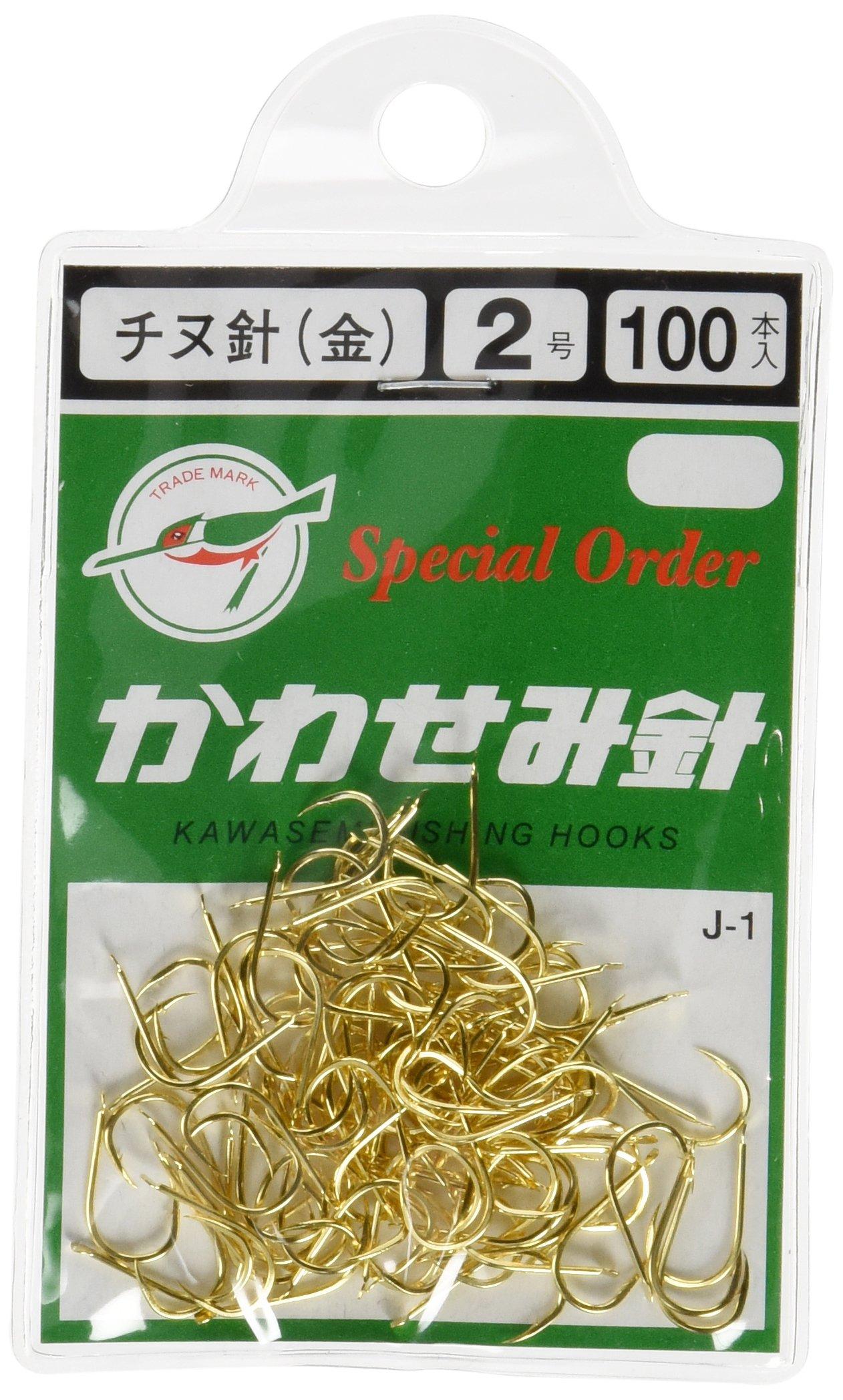 

KAWASEMI 100 Chinu Needles 2 J-1 (Gold) No.