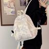 Mini backpack niche Japanese Korean version lightweight small schoolbag printed college style simple girl small backpack