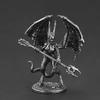 Vintage Metal Hell Demon Soldier Miniature Model War Chess Board Game Piece Car Ornament Collectible Toy