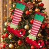 Hanging Christmas Stocking Decorations Red/Green Elf Christmas Stockings  Party Decoration