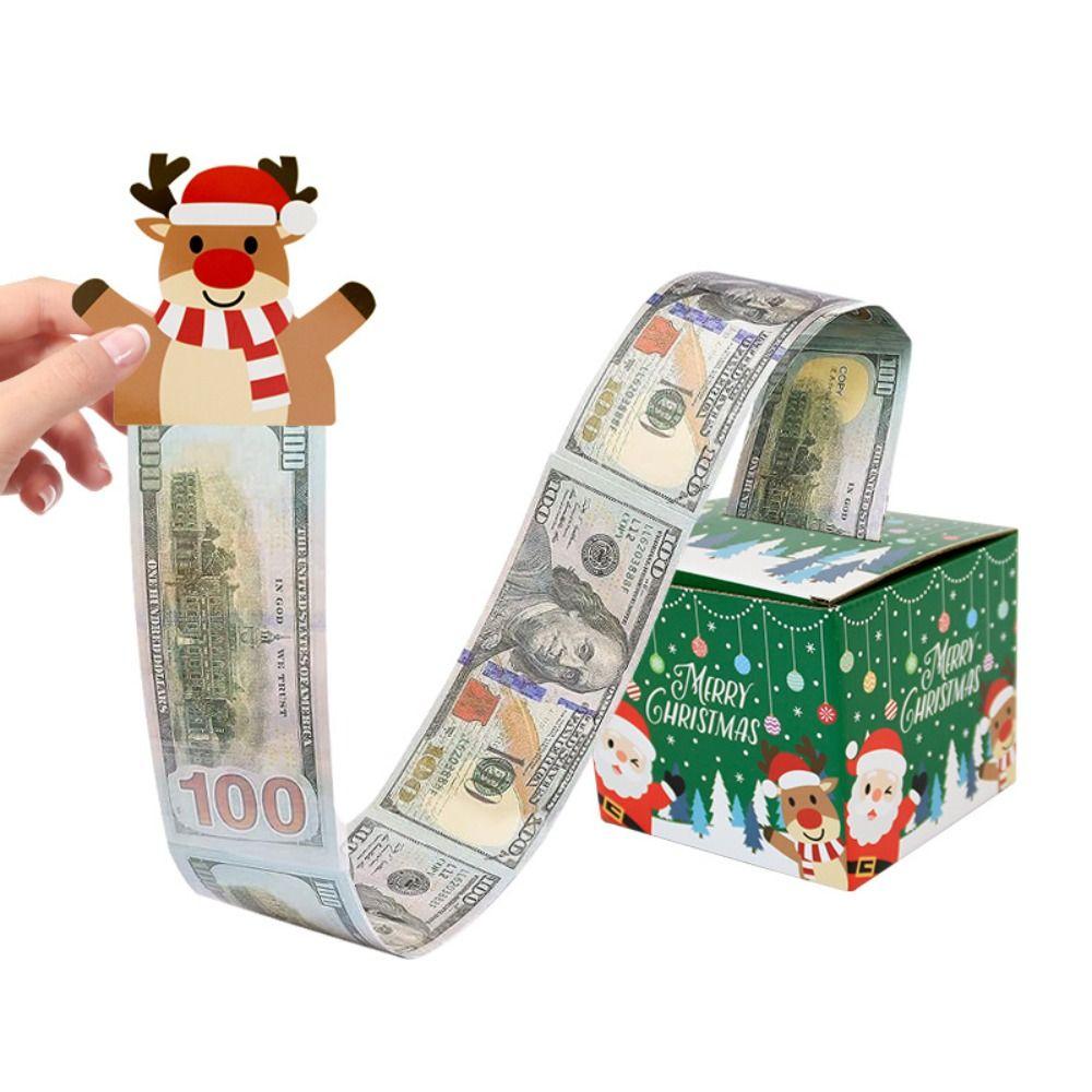 New Xmas Birthday Party Money Box Surprise Creative Money Case Unique DIY Candy Case Merry Christmas