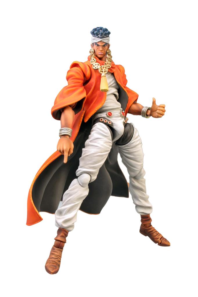 Super pohyblivá figurka Bizarre Adventure Part 150mm malovaná pohyblivá figurka "JoJo's 3" "Muhammad Abdul" cca. PVC&ABS&nylon
