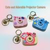 Children's Cartoon Projection Camera Keychain - Creative Backpack Pendant & Gift