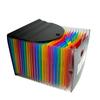 UNUS Black Waterproof Accordion Expandable 24-Pocket PP Plastic A4/Letter Size Document Holder File Folder Organizer