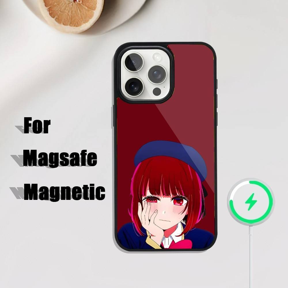 

Oshi no Ko Kana Arima Phone Case For iPhone 17,16,15,14,13,12,11,Pro,Max,Plus,Mini,SE4,E Magnetic Magsafe Wireless Charging iPhone17PRO