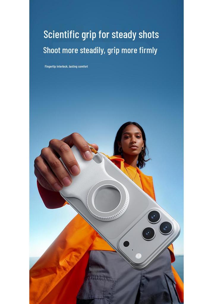 Magnetic Handheld Camera Stabilizer with Remote Zoom Control