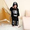 Kleinkind Kinder Flanell Tierkostüm Warmer Schlafanzug Overall für Jungen Mädchen