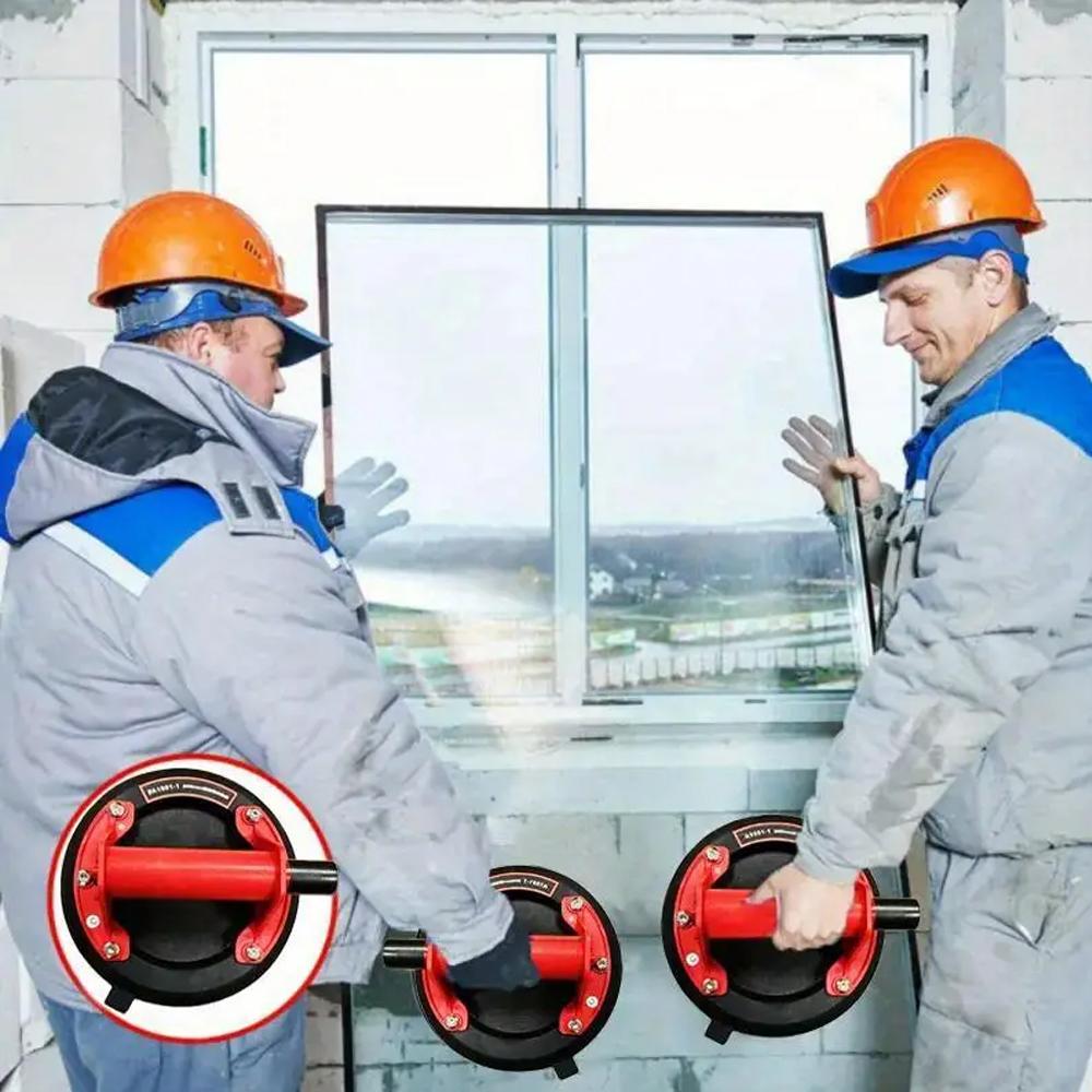 1-2Pcs 8 Inch Vacuum Suction Cup Glass Sucker Loading 200kg Heavy Duty Vacuum Lifter Industry Spreader to Tile Windshield Window