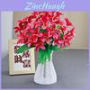 Realistic Lilium Brownie Var Silk Flower Decor For Wedding Home Event And Photo Shoots
