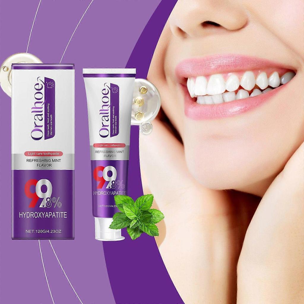 Yellow toothpaste mild ingredients clean teeth stains protect tooth enamel clean