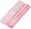 Skater Chopsticks and Spoon Combo Set, 18cm, for Adults, with Silicone Cushion for Silent Use, Made in Japan, Tom and Jerry Friends Design, CCS3SAAG-A