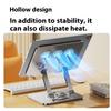 J59 Aluminum Alloy Desktop Stand 360 Degree Rotating Tablet Holder Height Adjustable