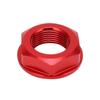 Motorcycle Rear Wheel Axle Nut M22x1.5 Aluminum Replacement for Kawasaki KX125 2003‑2008Red