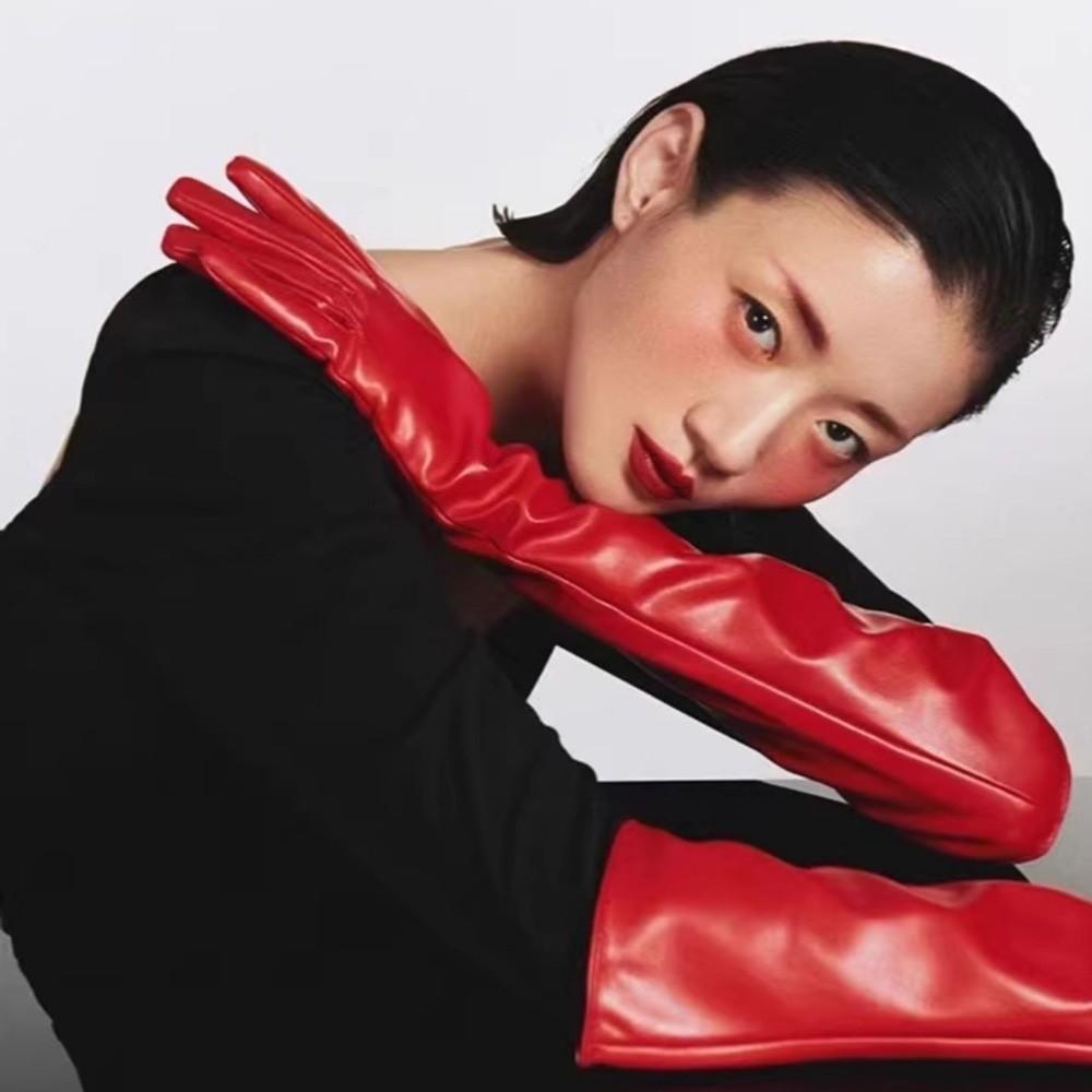 Keep Warm Evening Party Gloves Elegant Dance Performance Gloves  Halloween Costume