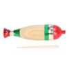 Wooden Guiro Percussion Instrument Fish Shaped Early Education Tool Gift for Kids Children