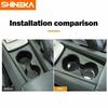 Soft Carbon Fiber Console Cup Holder Trim Mat Sticker For Chevy Camaro 2012-2015