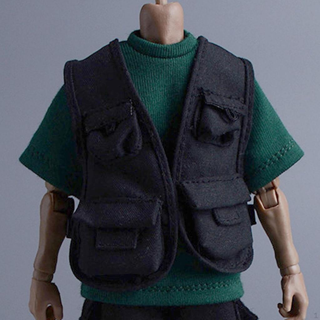 Casual Costume Vest for 6 Inch Action Figures Addition to Your Collection