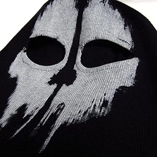 Ghost-Style Skull Airsoft Face Mask, Ghost Skull Balaclava, Skeleton Balaclava, Face Mask, Balaclava, Costume Party