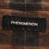 PHENOMENON made in Japan Fantasia a quadretti Camicia a maniche lunghe in cotone L da uomo Usata