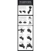 VIN Universal Quick-Release Microphone Holder Receiver Base, Locking Face Plate & Diamond Belt Clip for Hand Mic  VIN-SM-01