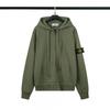 Stone Island Compass Patch Basic Hoodless Sweatshirt Loose Fit Men Women Casual Daily Wear