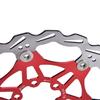 ZTTO 160mm 6 Schrauben Mountainbike Schwimmende Bremsscheibe Pad Radfahren Zubehör (rot)