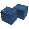 Imabari Face M 100 Colors Lightweight and Thin 26 Bronze Towels, Commercial-Grade Towels, 10-Count, Color, 34x86cm, Salon-Grade, Available, (No. Blue)