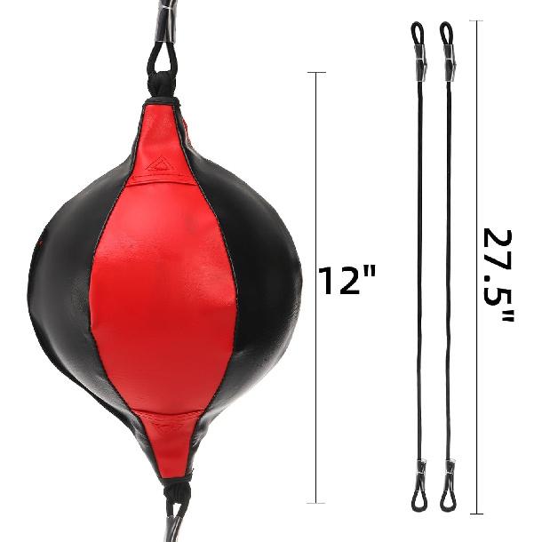 8 Pack Double End Bag, Unisex PU Leather Speed Punching Bag, Boxing Reflex Bag Set for Adult Men Women, Home Training Gym Exercise Equipment,