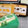Bread Stationery Pouch Large Capacity Plush Pencil Bag Plush Pencil Cases  Stationery