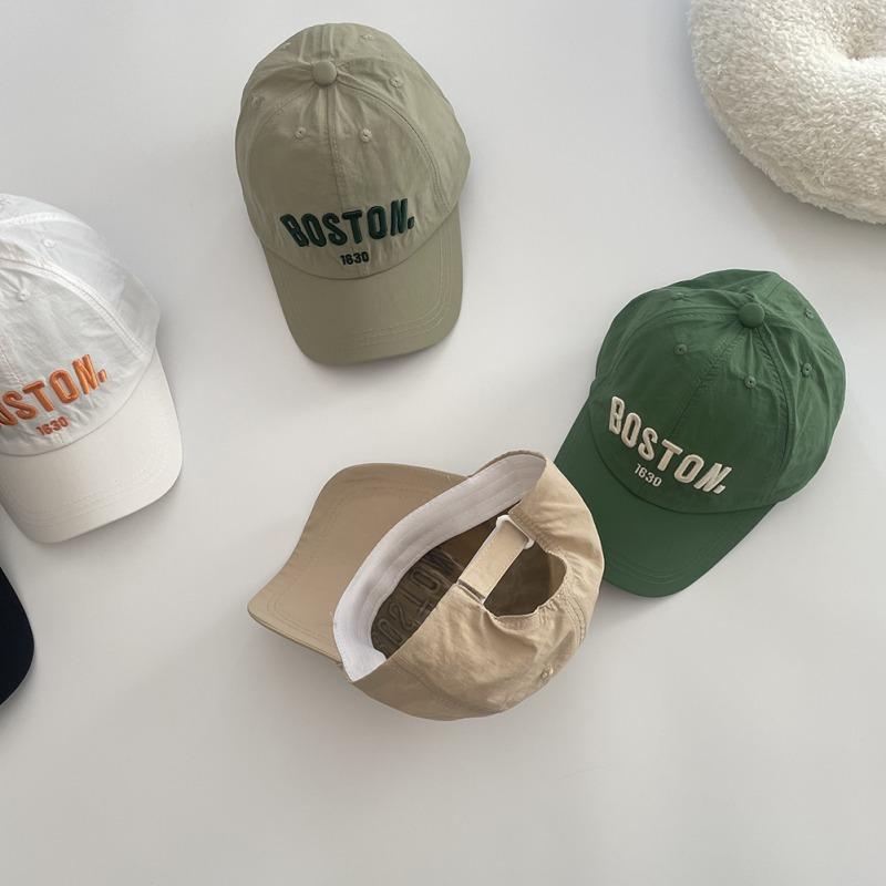 Children Hats Letter Embroidery Baseball Cap Sunshade Hat