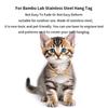 20mm/30mm Stainless Steel Pet Identification Hangtags With Mirror Polisheds Finish Lasers Etcheds For Medicals Accessories