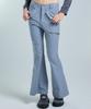 LUVISTRUE Am Nylon Tuck Bootscut Pants(Gray)