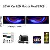 Car Devil Eye LED Car Ambient Light Sign Pixel Panel Light Flexible LED Display Ar Led Matrix Panel DIY Programmable Scrolling