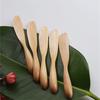 1Pc Wooden Butter Knife Cheese Spreader Handcraft Natural Materials Kitchen Tool