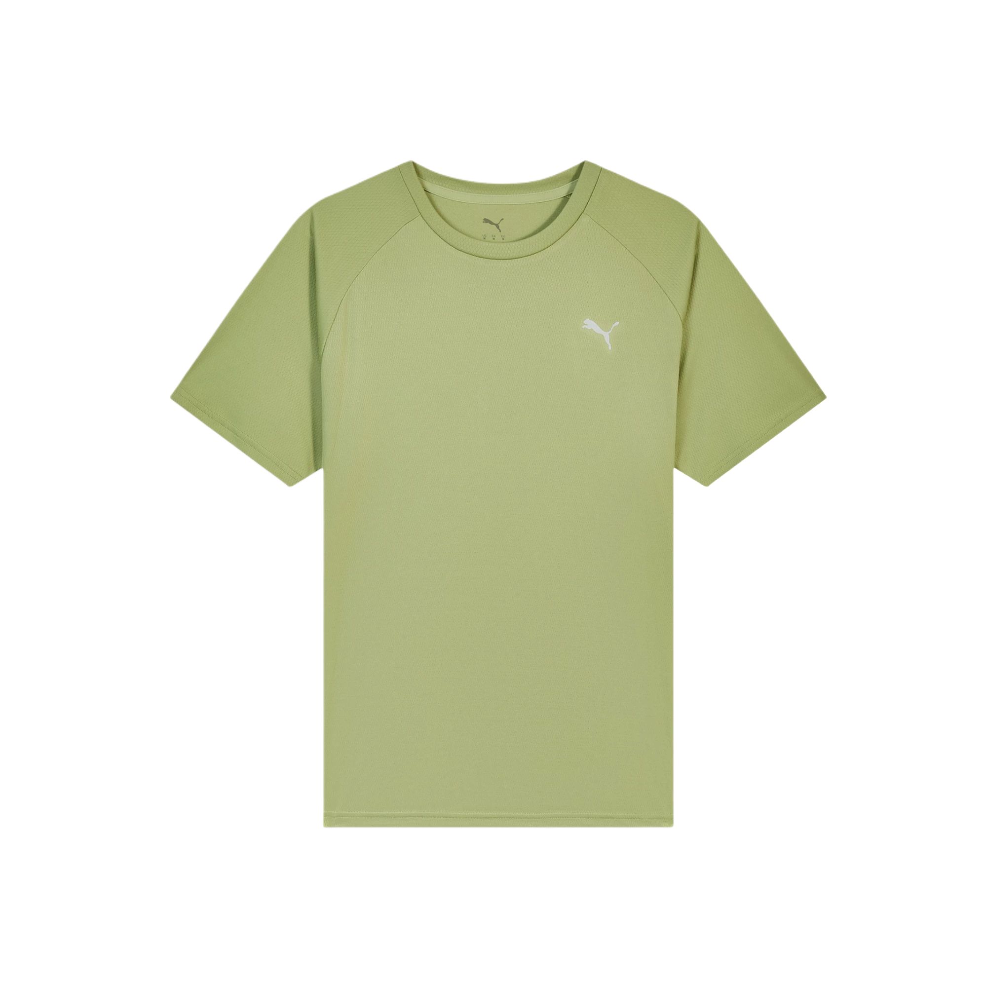 Puma Training Crew Neck Pullover Moisture-Wicking Sports Fitness Short Sleeve Quick-Dry T-Shirt Men Tops Light-Green 689521-40 XS