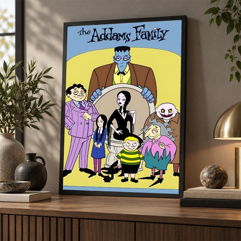 The Addams Family Diamond Painting Kit 5D Full Drill DIY Diamond Mosaic Wall Art Home Decor