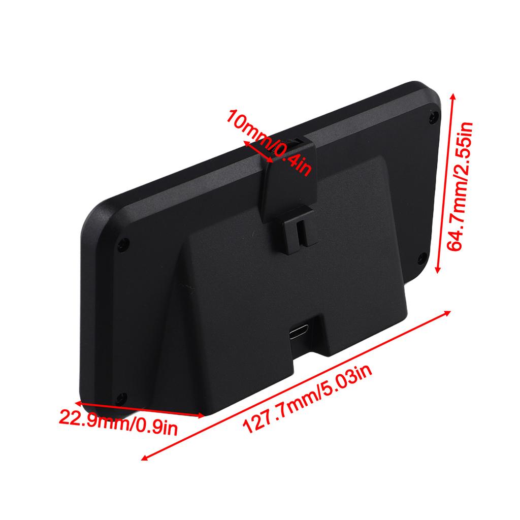GPS Car Speedometer Head Up Display with Digital HUD For MPH Overspeed Alarm Fatigue Reminder and Multiple Interfaces