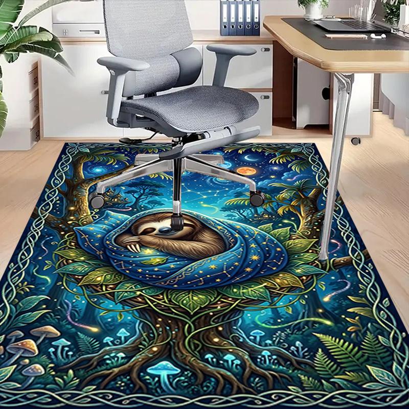 1PC Sloth Extra Large Non-Slip Floor carpet, Office, family, bedroom, Studio - Large Area Rug,Longlasting Material-K0393