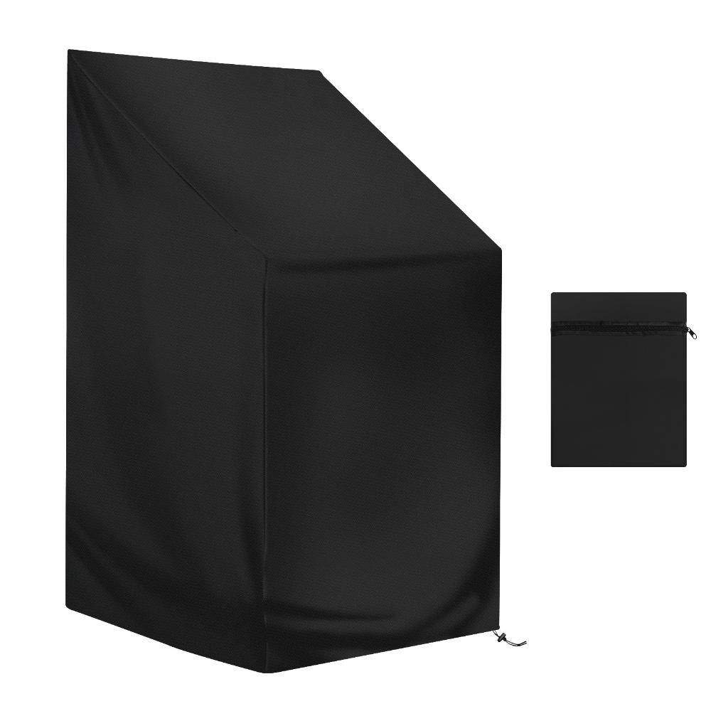 

1PC Stacked Chair Cover Waterproof Outdoor Garden Furniture Dust Protector Wtih Storage Bag Suitable Patios Gardens Backyard