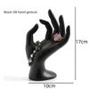 Elegant Modern Eco-friendly Finger Bust Jewelry Stand Decorative Hand-shaped Resin Holder Rings Perfect Window Display Prop JUE
