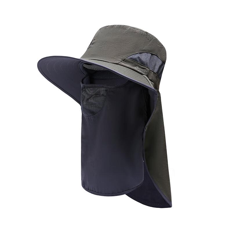 Abnehmbarer Outdoor-Sonnenhut mit breiter Krempe zum Angeln