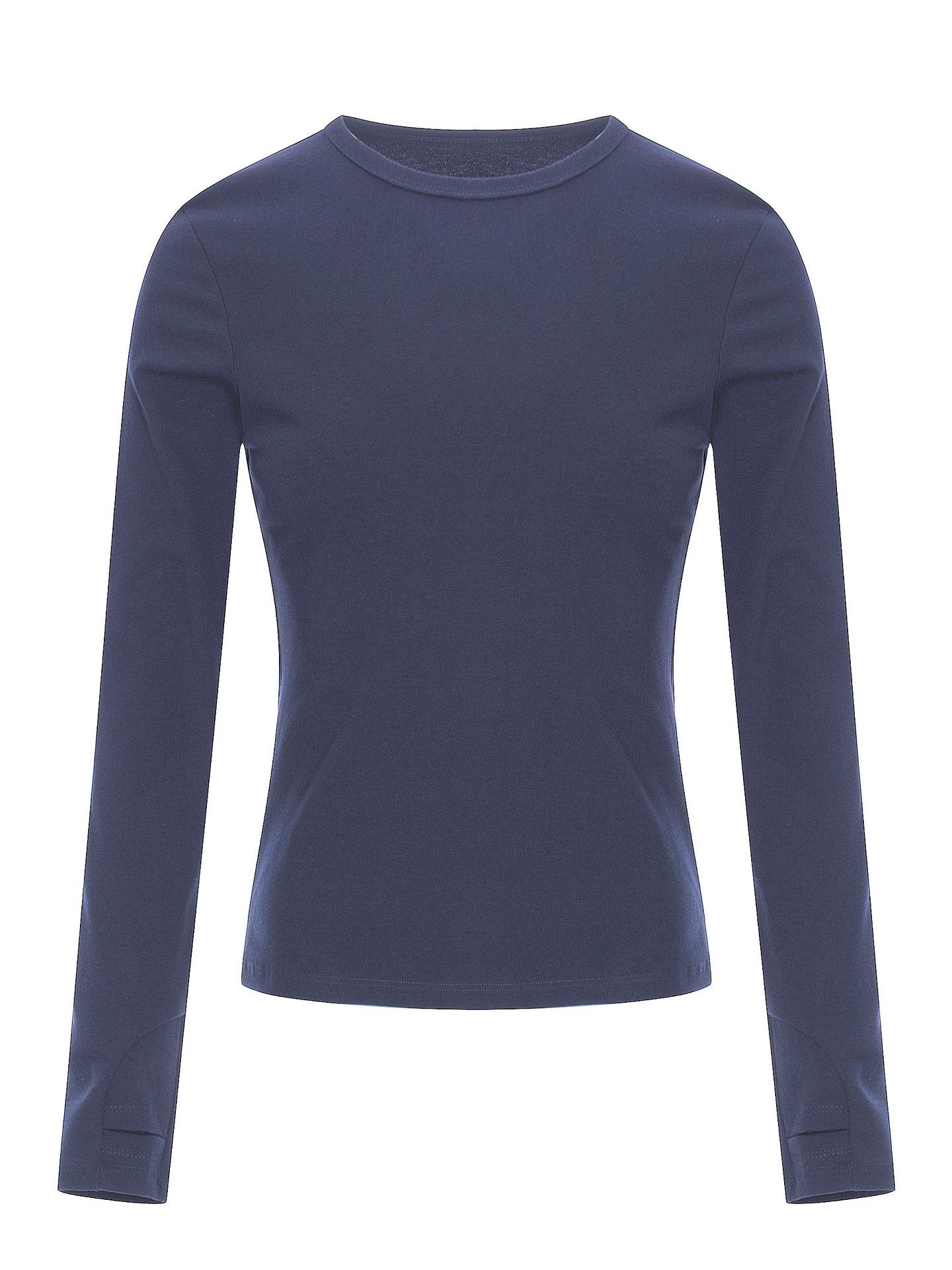 

American Retro Women s Slim Fit Long Sleeve T-Shirt - Solid Color, Cinched Waist, Versatile Inner Layer Top Extra Large