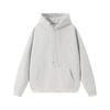 Men's Heavyweight Antibacterial Faux Cotton Hoodie - Solid Color, Unisex, Fall/Winter Essential
